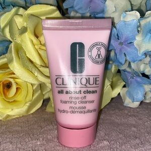 Clinique all about clean rinse off foaming cleanser 🧼 brand new, 1fl oz